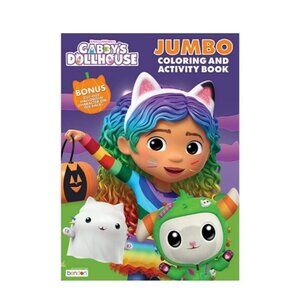 Gabby's Dollhouse Halloween Jumbo Coloring & Activity Book